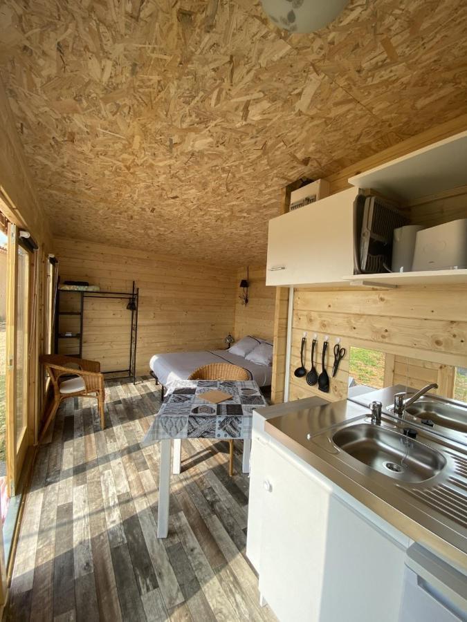 Charmant Chalet Pour 2 Personnes Spa Prive Massillargues-Attuech Ngoại thất bức ảnh